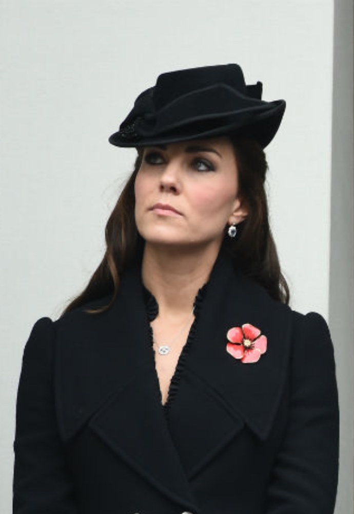 Kate Middleton al Remembrance Sunday 2014